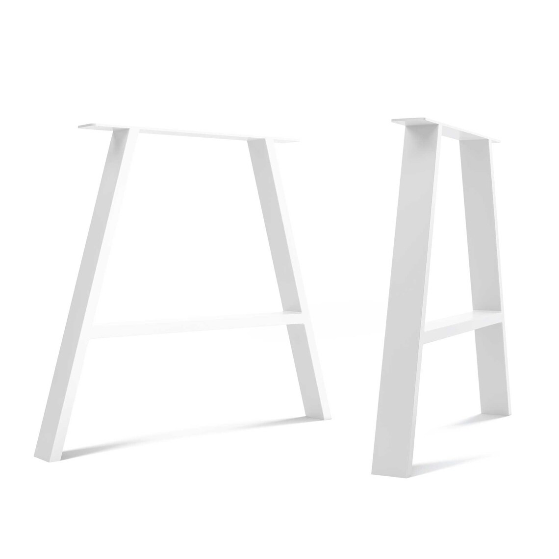 Industrial Table Legs - A-frame Design - Box Section Steel, Various ...