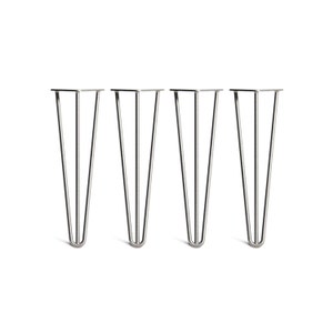 4 X Hairpin Legs Bench 16 Inch / 40 Cm. Including FREE Screws and ...