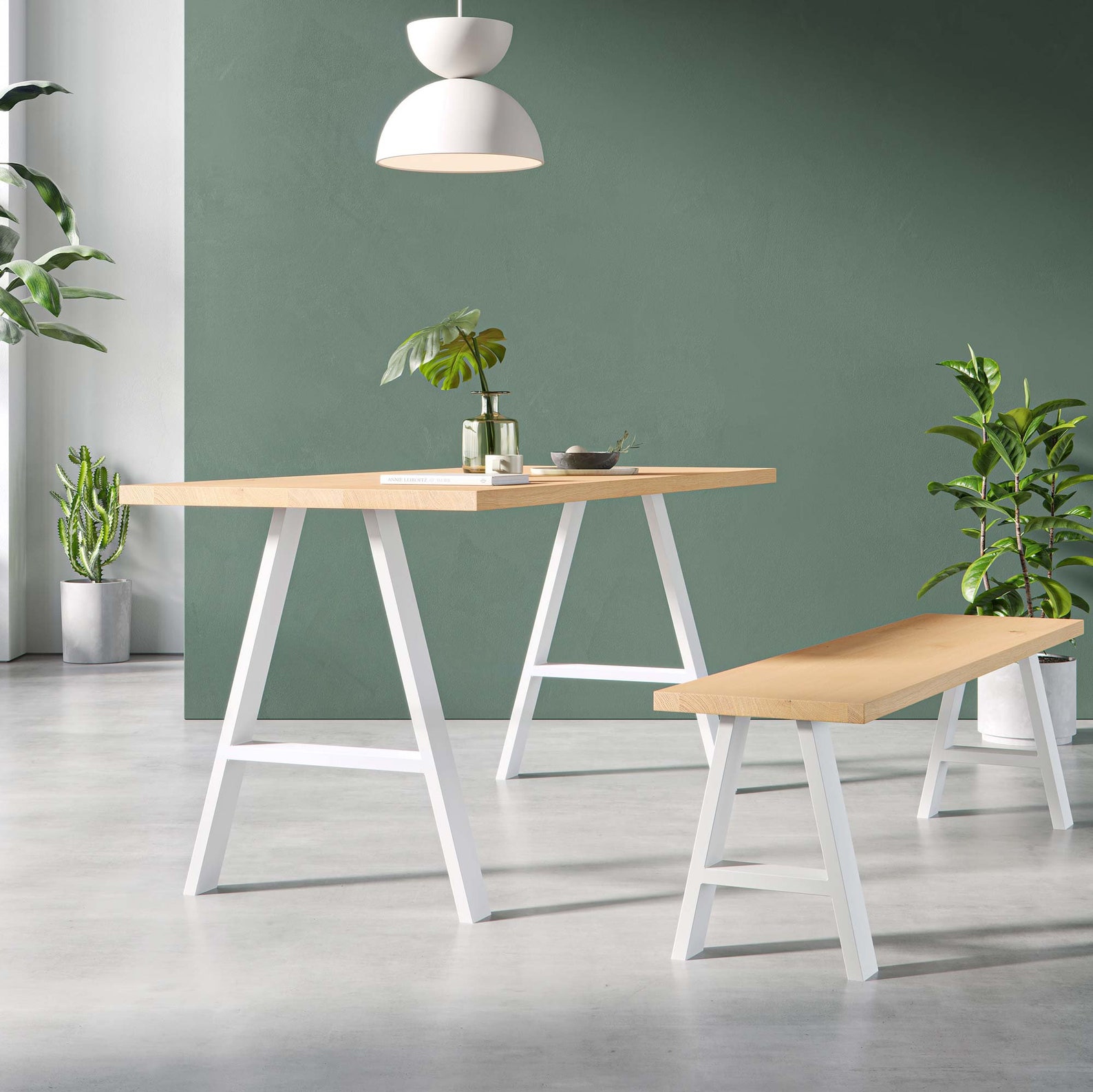 Nhhs Table Buy Industrial Table Legs - A-frame Design - Box Section Steel, Various ...