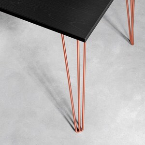 Black Ash Hairpin Table image 3