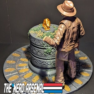 Indiana Jones 1:12 Scale SIX INCH Adventure Series Fertility Idol and Base