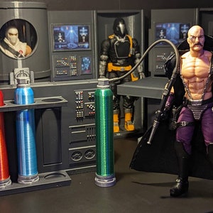 Cobra Laboratory Gas Cylinder Station for 1:12 scale CLASSIFIED G.I. JOE