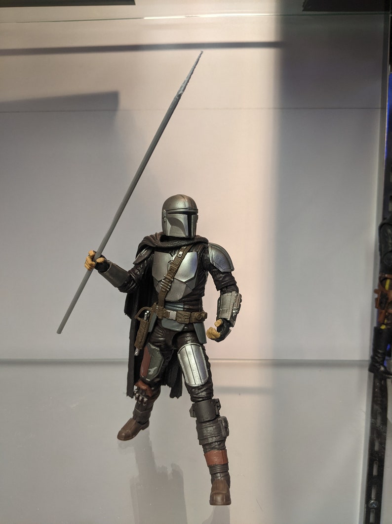 Beskar Spear for Star Wars Black Series Scale Action Figure Etsy