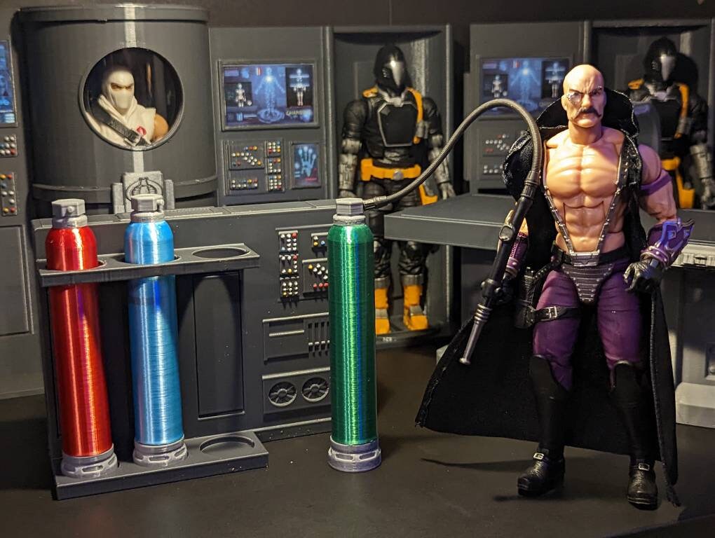 Cobra Laboratory Set for 1:12 CLASSIFIED SCALE G.I. JOE