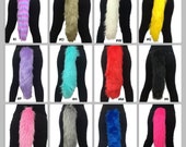 Quality Faux Fur Tail, PICK size color, 12 to 45 inches, Kids Adults Costume Luxury Accessory, Animal Cosplay Dress Up Fursuit by Bianna