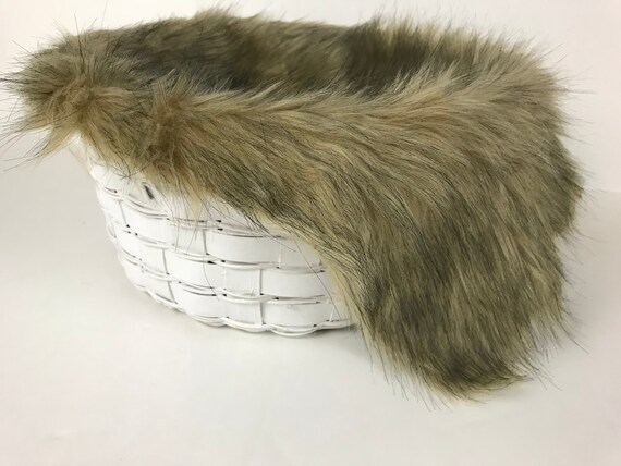 Bianna Golden Brown Faux Fur Fabric Piece Choose Size Etsy