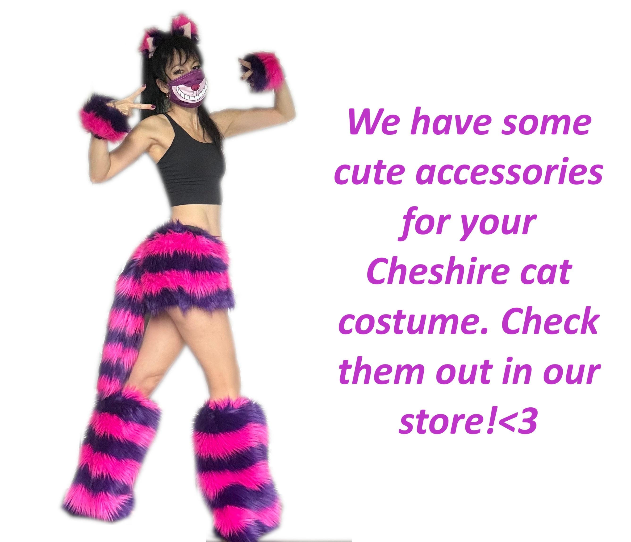 ビアナ チェシャ猫 レッグウォーマー 子供と大人用 ホットピンクと