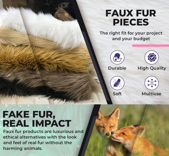 Wholesale Luxury Faux Fur Fabric - Fox 12 yards