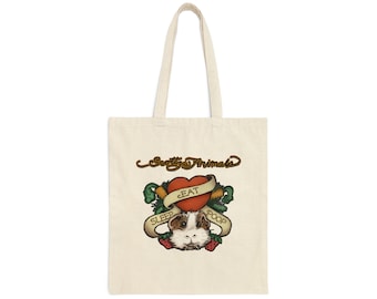 Eat Sleep Poop Canvas Tote Bag