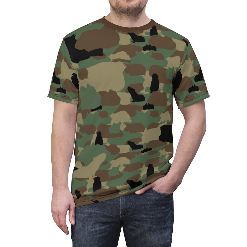 Guinea Pig Camouflage Cut & Sew Tee - Etsy