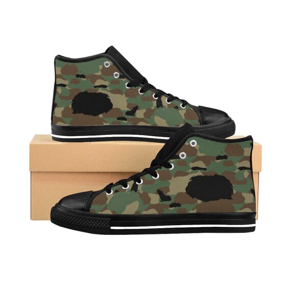 Guinea Pig Camouflage Men's Hightop Sneakers | Etsy