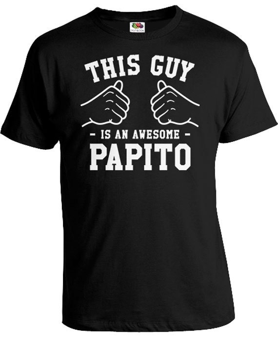 THIS GUY IS AN AWESOME DAD T-Shirt//Father Day Daddy Gift Present T-shirt S 5XL