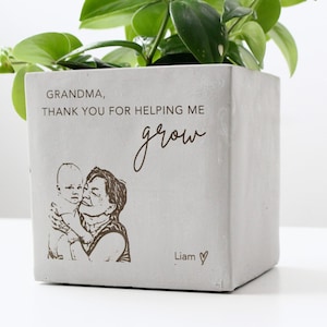 Personalized Mothers Day Gift, Custom Grandma Grandpa Gift, Grandparent Christmas Gift image 1
