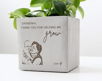 Cadeau personnalisé fête des mères, cadeau grand-mère grand-père personnalisé, cadeau de Noël grand-parent