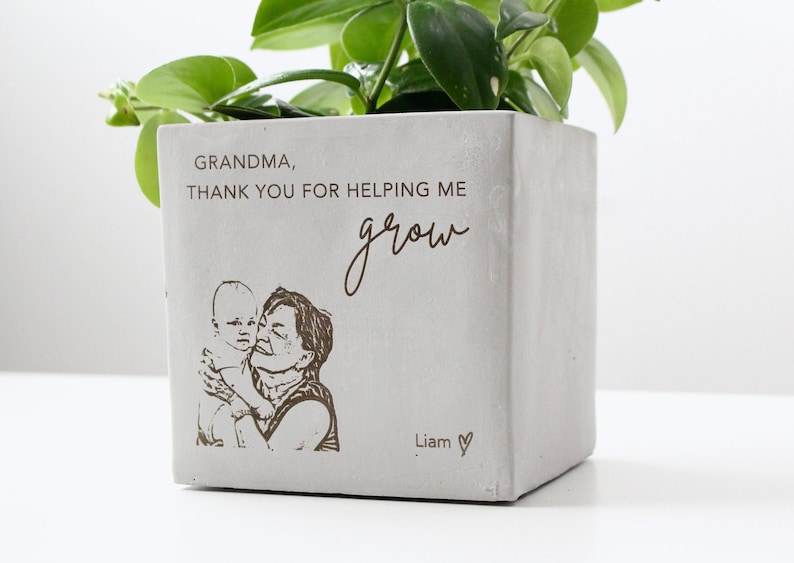 Personalized Mothers Day Gift, Custom Grandma Grandpa Gift, Grandparent Christmas Gift image 1