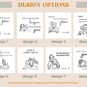 a series of hand drawn designs for a website