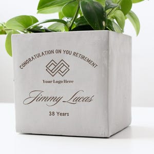 Pot de fleurs personnalisé pour départ à la retraite, cadeaux de départ pour un collègue, idées cadeaux pour départ à la retraite, félicitations pour votre départ à la retraite