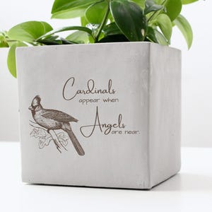 Cadeaux commémoratifs papa maman, cache-pot gravé, cadeau de sympathie pour le souvenir de la perte d'un grand-parent, cadeau de deuil, décorations pour sépulture