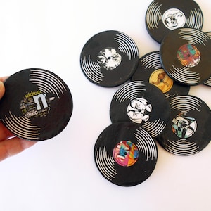 Custom Miniature Vinyl Record Fridge Magnets: Retro Music Lover Gift