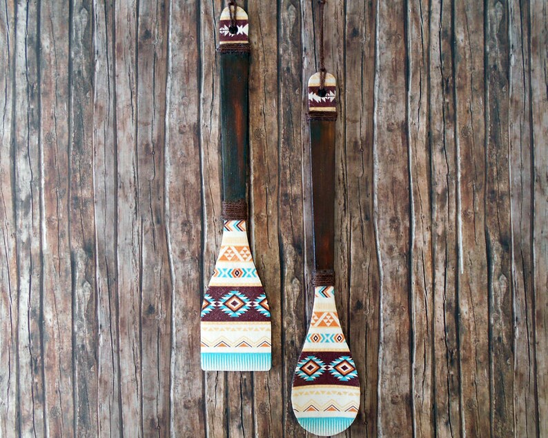 African Decor Wooden Utensil Set Kitchen Decor Ethnic Etsy