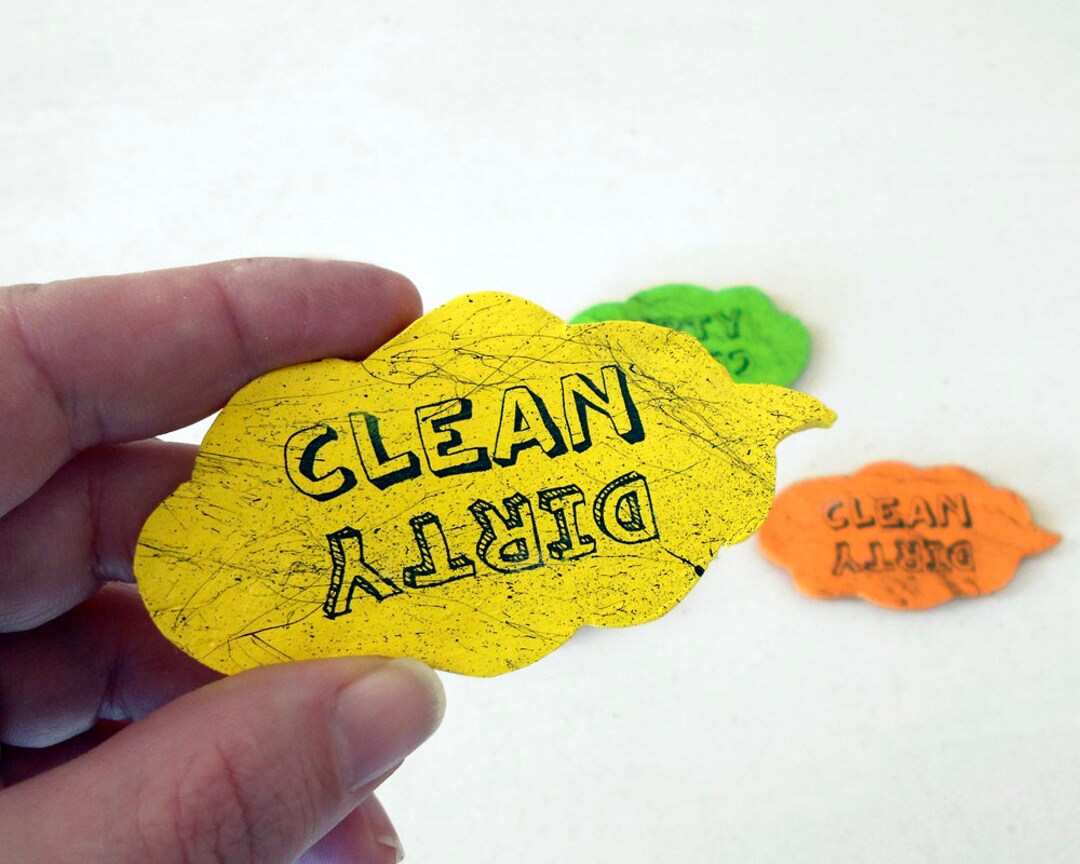 Clean Dirty Dishwasher Dishwasher Sign Etsy