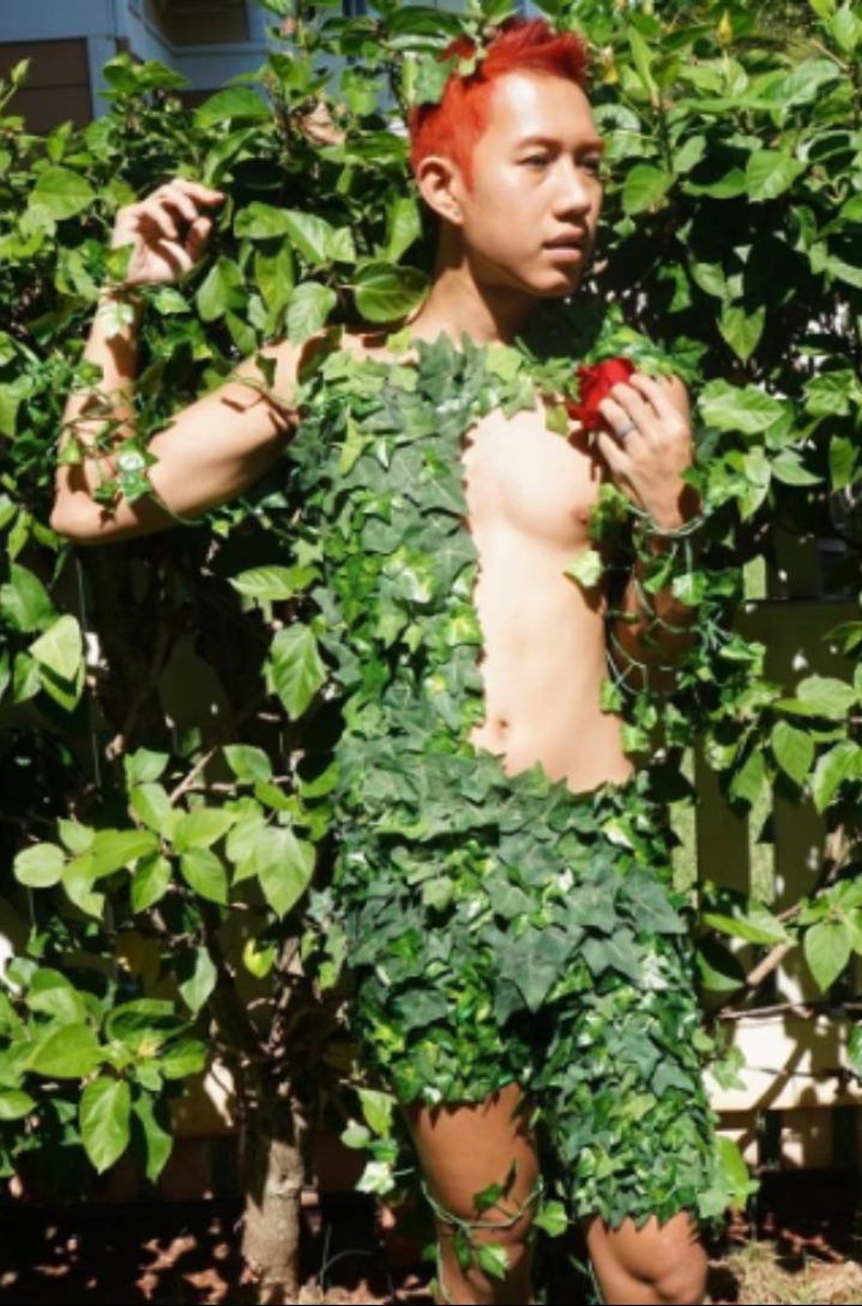 POISON IVY Poison Oak Gender bend Men/'s Costume Dc comics Inspired Cosplay Batman Rave HALLOWEEN