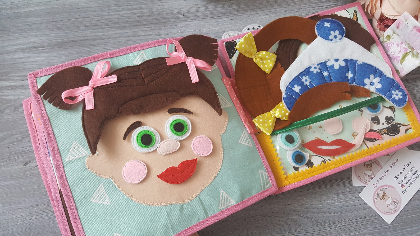 Toddler book quiete book Busy book Children's Quiet Etsy