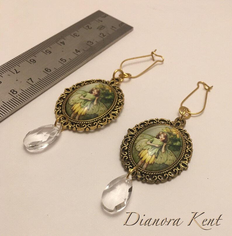 Celandine Flower Fairy earrings
