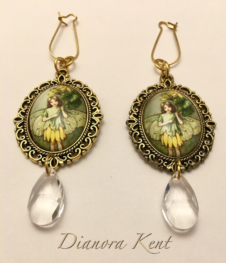 Celandine Flower Fairy earrings