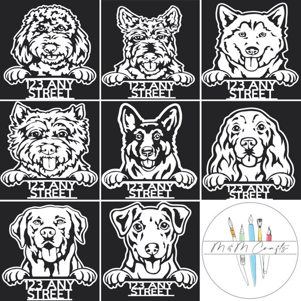 Dog Wheelie Bin Stickers Etsy Australia