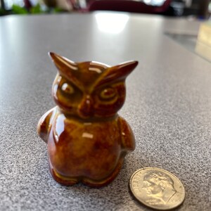 Miniature Owl Figurine