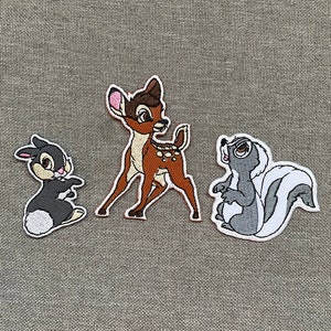 Bambi Patches iron on patches Bambi  iron on patch patches for Jackets embroidery patch Patch for backpack