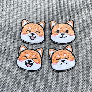 Shiba dog Patches iron on patches Shiba dog iron on patch patches for Jackets embroidery patch Patch for backpack
