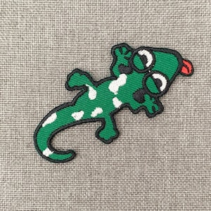 Gecko Patches ijzer op patches Gecko ijzer op patch patches voor Jassen borduurpleister Patch voor rugzak