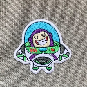 Buzz Lightyear Patches Bügeln auf Spielzeug Story Aufnäher Patches für Jacken Sticken Patch für Rucksack Cartoon Bügeln Aufnäher