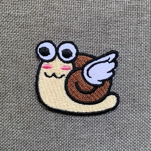 Snail wings Patches iron on Snail wings patches Beagle Snoopy iron on patch patches for Jackets embroidery patch Patch for backpack