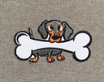 Dachshund dog Patches iron on patches Dachshund iron on patch patches for Jackets embroidery patch Patch for backpack