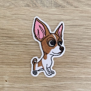 Chihuahua dog  Patches chihuahua dog iron on patch  patches for Jackets embroidery patch Patch for backpack patches