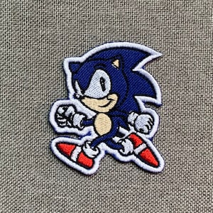 Sonic A Patches Aufnäher Aufnäher Sonic Aufnäher Aufnäher Patches für Jacken Sticken Patch für Rucksack