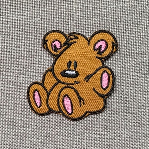 Pooky bear Patches iron on patches Bear iron on patch patches for Jackets embroidery patch Patch for backpack