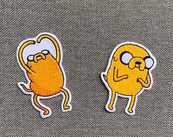 Jake Patches Adventure time iron on patches iron on patch patches for Jackets embroidery patch Patch for backpack