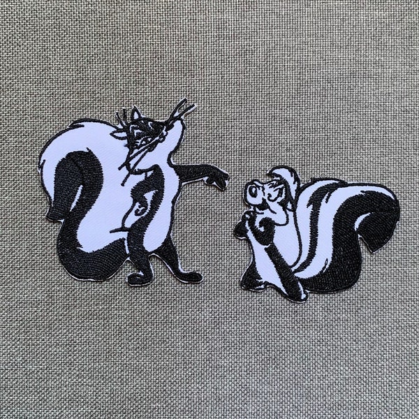 Pepé Le Pew  Patches Pepé Le Pew iron on patch  patches for Jackets embroidery patch Patch for backpack patches
