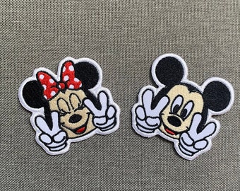 Mickey Patches ijzer op Minnie patches Mickey ijzer op patch patches voor Jassen borduurwerk patch Patch voor rugzak