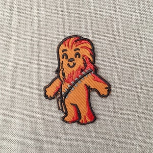 Chibacka Aufnäher zum Aufbügeln Star Wars Aufbügler Patch für Jacken Stickerei Aufnäher Patch für Rucksack