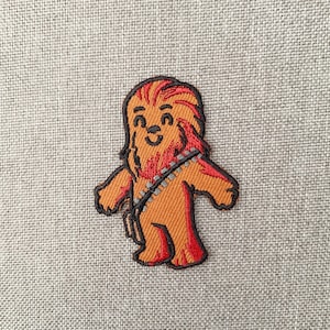 Chibacka Aufnäher zum Aufbügeln Star Wars Aufbügler Patch für Jacken Stickerei Aufnäher Patch für Rucksack