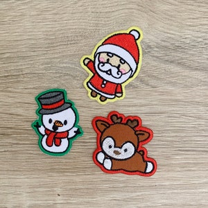 Weihnachts Patches Bügeln auf Weihnachten Aufnäher Weihnachten Aufnäher Aufnäher Patches für Jacken Sticken Patch für Rucksack