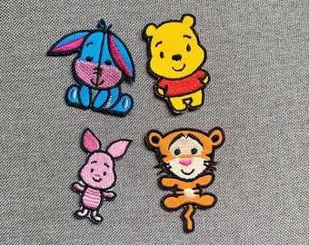 Pooh and friends Patches iron on patches Pooh iron on patch patches for Jackets embroidery patch Patch for backpack
