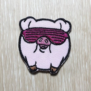 Mabel Pig Patches iron on patches Gravity Falls iron on patch patches for Jackets embroidery patch Patch for backpack