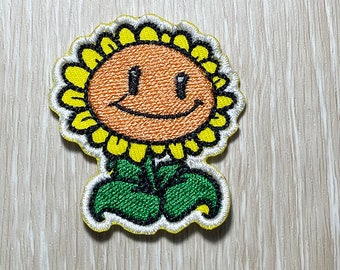 Sunflower Patches iron on patches funny iron on patch patches for Jackets embroidery patch Patch for backpack