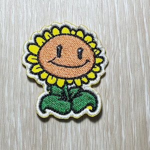Sunflower Patches iron on patches funny iron on patch patches for Jackets embroidery patch Patch for backpack